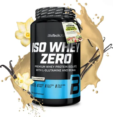 Image de Whey Isolate - Biotech USA - ISO WHEY ZERO (908g) - Saveur Vanille