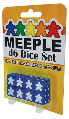 Immagine prodotto di Meeple D6 Dice Set Blue