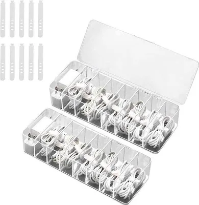 Produktbild von Kabelmanagementdoos transparent 8 Fach Büro