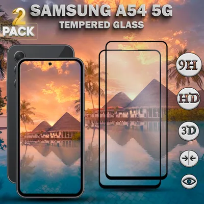 Obrázek produktu pro 2 kusy Samsung Galaxy A54 5G - tvrzené sklo 9H - 3D ochrana displeje v super kvalitě