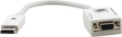 Produktbild von Kramer Electronics DP - D-Sub 0.3m, 0,3 m, DisplayPort, VGA (D-Sub), Weiß, Männlich/Weiblich
