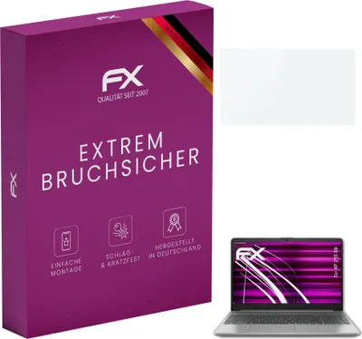 Produktbild von atFoliX 4061187475322, Laptop Bildschirmschutz, Transparent, HP, 255G8, Glas, Kratzresistent