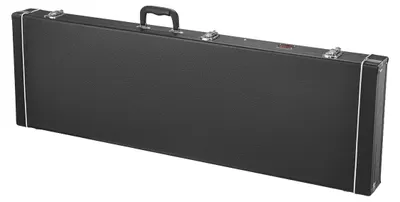 Image de VEVOR Étui rigide pour guitare basse, étui à guitare rectangulaire de 48 pouces, rembourré de PVC, doublure souple, étui rigide pour guitare basse de 39 à 46 pouces, noir