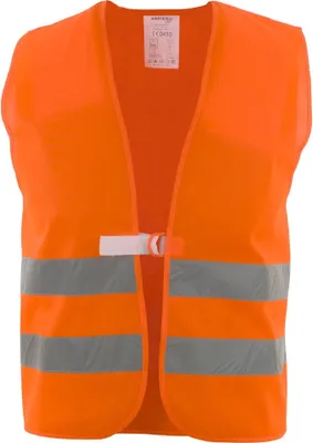 Produktbild von Warnschutzweste orange EN20471 Kl.2 m.Reflexstreifen a.PES