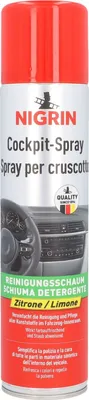 Produktbild von NIGRIN Cockpit-Spray Zitrone, fürs Auto, Innenreiniger für Cockpit, Polster, Led