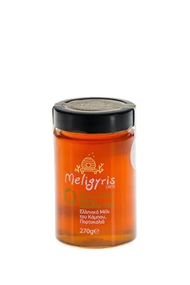 Produktbild von Meligyris Honig 270 g aus Kreta Zitronen- und Orangenblüten Natürlich