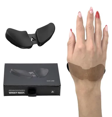 Obrázok produktu pre DELTAHUB Carpio V2 - Ergonomická opierka na dlaň pre myš, L, sivá, pre ľavákov