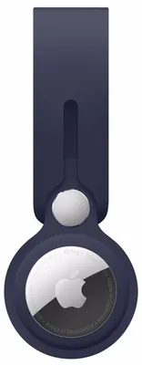 Imagen del producto de Presilla de silicona para AirTag de Apple - Azul Marino Oscuro