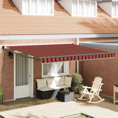 Immagine prodotto di Tenda Retrattile Arancione e Marrone 400 × 300 cm