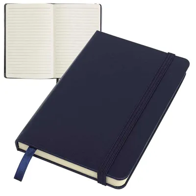 Produktbild von Praktisches A6 Notizbuch kleine Notizbücher 80 Blätter Notizblock marineblau