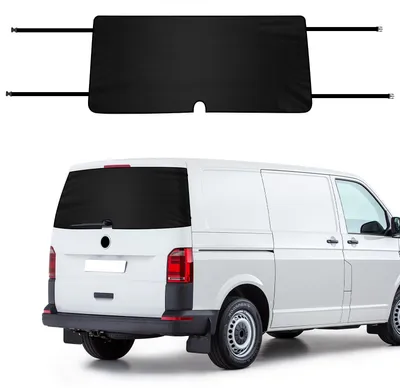 Productafbeelding van Waterdichte achterruitbescherming voor VW T5/T6 met zonwering