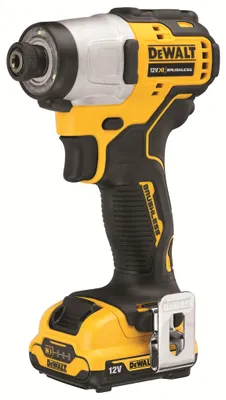 Produktbild von DEWALT Akku-Schlagschrauber 1/4 Zoll 12V + 2 Akku + Schnellladegerät
