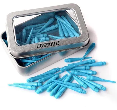 Produktbild von Soft Dartpfeil Spitzen 2BA 100 Stück Blau CSSTP005