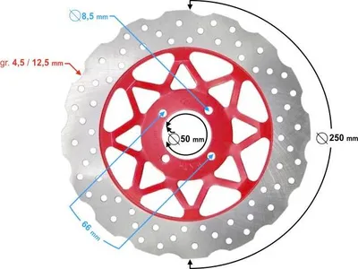 Immagine prodotto di Disco freno anteriore per ciclomotore FR 2
