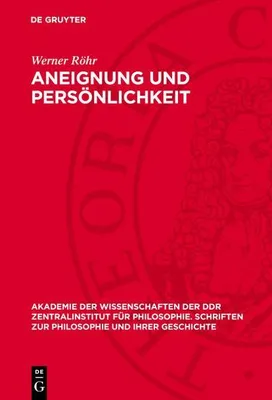 Produktbild von Aneignung und Persönlichkeit