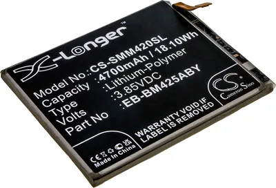 Obrázek produktu pro TECHTEK Baterie kompatibilní s [Samsung] Galaxy M42 nahrazuje EB-BM425ABY