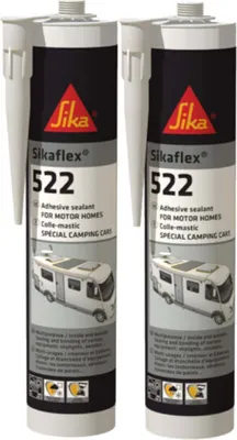 Produktbild von SIKA Sikaflex 522 Caravan - Weiß - 300ml - 2er-Set SIKA Spachtelkleber
