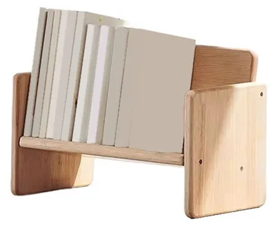 Image de Étagère de bureau en bois - Organisateur de bureau - 37x20x23 cm