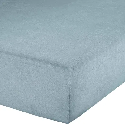Produktbild von Erwin Müller Spannbettlaken Erding" hellblau 90x190 cm - 100x200 cm"