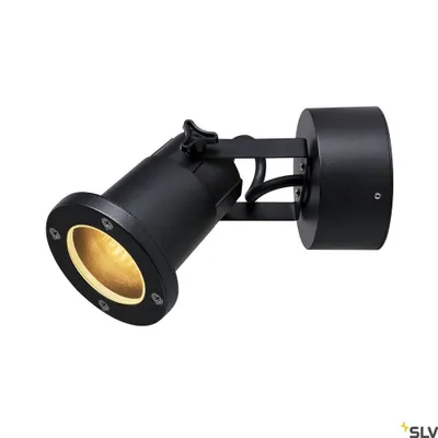 Produktbild von SLV 1002867 NAUTILUS WL QPAR51 Outdoor Wandaufbauleuchte schwarz