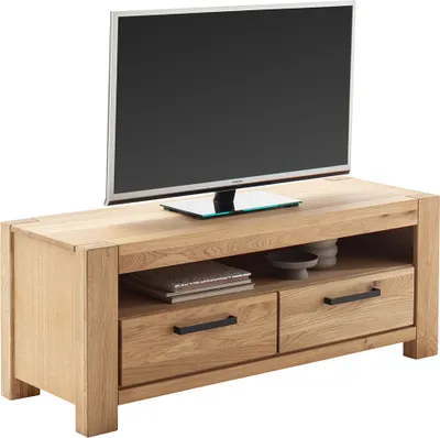 Produktbild von Lowboard 130 cm, Wildeiche teilmassiv geölt, SELISTE-06