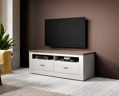 Immagine prodotto di Mobile TV basso 154cm larice sibiu / rovere sonoma tartufo con cassetti 76548614