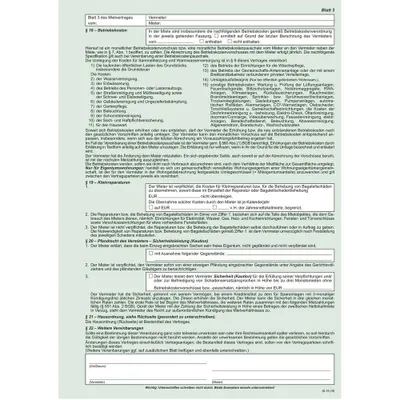 Produktbild von RNK 523 Kaufverträge und Mietverträge Mietvertrag Universal A4 - ein Stück