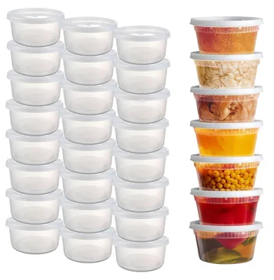 Deli-Behälter 24er Set, 430 ml, BPA-frei, auslaufsicher