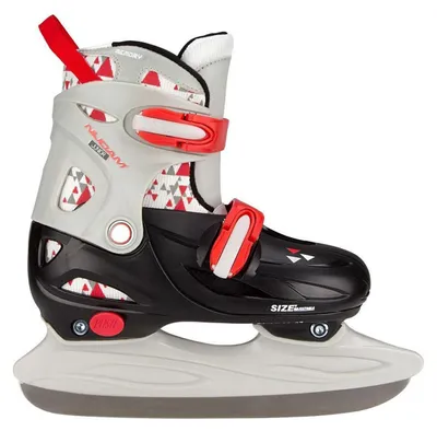 Image de Patins de hockey sur glace pour enfants, réglables, pointures 27-30