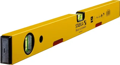 Produktbild von Stabila 02874, Wasserwaage, 0,6 m, Schwarz, Gelb, 0,5 mm/m, Aluminium