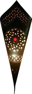 Zdjęcie produktu dla Lampa ścienna Fatma Red 50 cm | Marokańska śródziemnomorska 100% ręcznie robiona