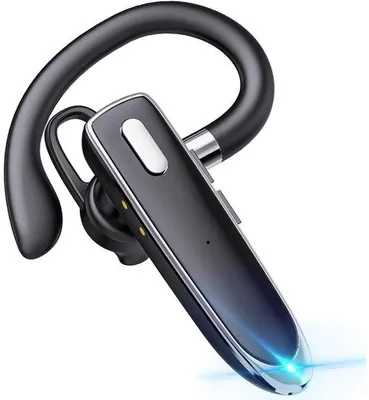 Obrázok produktu pre Bluetooth slúchadlá s mikrofónom – vhodné na používanie v aute – až 15 hodín výdrž batérie pri telefonovaní – kompatibilné s inteligentnými telefónmi iOS a Android