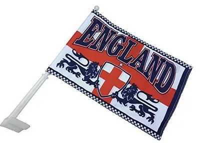 Produktbild von Flagtex England 2 Löwen Autoflagge