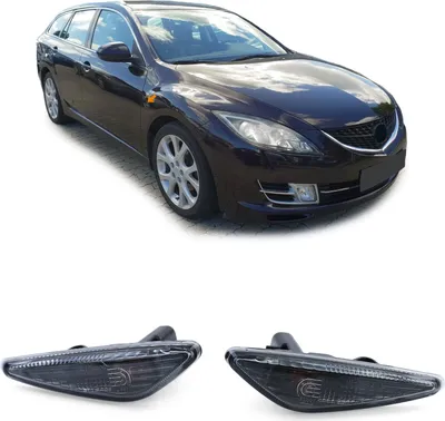 Produktbild von Seitenblinker Schwarz Smoke für Mazda 5 CW 10-13 6 GH 07-13 MX5 ND RX8