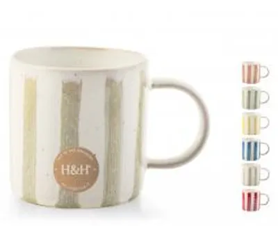 Immagine prodotto di H&H Set 6 Mug Lima Colori Assortiti Cc 380