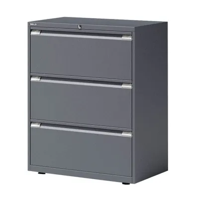 Produktbild von BISLEY Hängeregistraturschrank Essentials Maße: 80 x 100 x 47 cm (B x H x T) Werkstoff: Stahl Farbe: anthrazit