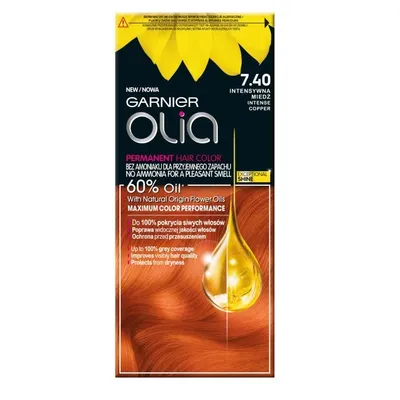 Produktbild von Garnier Olia Haarfarbe 7.40 Intensives Kupfer, 150g