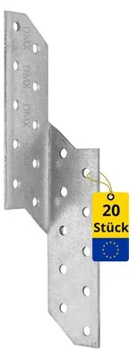 Spantanker links, 32 x 210 x 2 mm, Stahl