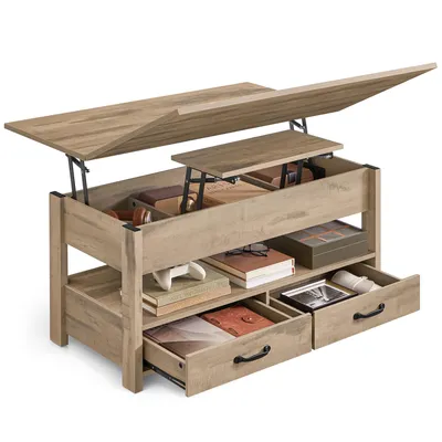 Produktbild von VASAGLE Couchtisch, Wohnzimmertisch, Gaszylinder, höhenverstellbar