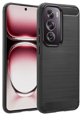 Productafbeelding van imoshion Brushed Backcover voor de Oppo Reno 12 Pro - Zwart