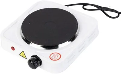 Immagine prodotto di Mini piastra elettrica - 1000 W - 1 fornello - Protezione contro il surriscaldamento