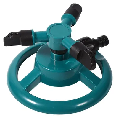 360° Rotationsregner mit 3 Düsen für Rasen und Garten