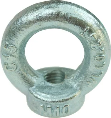 Produktbild von 2 Ringmutter Ringmuttern Zurröse M16 DIN 582 C15 Verzinkt MCPL6314