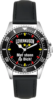 Produktbild von KIESENBERG Herrenuhr Armbanduhr Leverkusen Geschenk Artikel Idee Fan Analog Quartz L-2287
