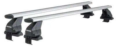 Image de Menabo Omega Plus | Barres de toit pour Hyundai - Ioniq (AE) 2016+ - Aluminium - Longueur 130 cm - Capacité de charge 50 kg - Lot de 2
