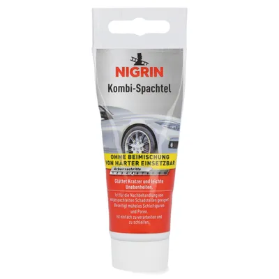 A tube of Nigrin Kombi-Spachtel is shown against a white background.