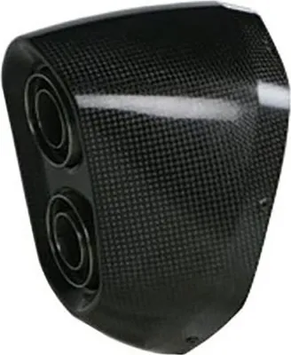 Produktbild von Akrapovic Carbon V-ec309 Auspuffblende Schwarz  Schwarz One Size