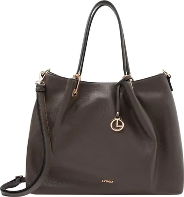 Imagen del producto de L.CREDI bolso shopper bolso de hombro Ebony Shopper Dark Taupe marrón