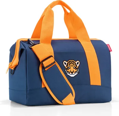 Produktbild von reisenthel allrounder M kids, Reisetasche, Sporttasche, Schultertasche, Doktortasche, Tasche, Polyestergewebe, Tiger Navy, 18 L, IX4077