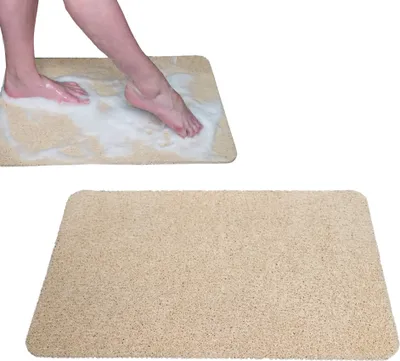Produktbild von Hydro Wonder® Badematte, Duschmatte, rutschfest, 40 x 60cm - Farbe beige